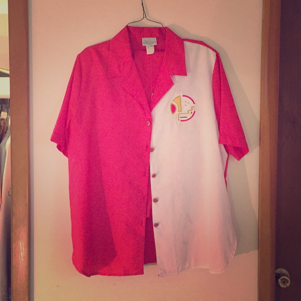 Vintage Early 90s Red Track Suite